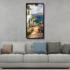 5D Diamond DIY Room Wall Picture Full Round Drill Beach Resort Kit Painting