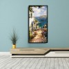 5D Diamond DIY Room Wall Picture Full Round Drill Beach Resort Kit Painting