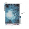 Blue Moon - Full Round Diamond - 30x40cm