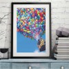 Balloon House - Partial Diamond Painting - 30x40cm