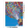 Balloon House - Partial Diamond Painting - 30x40cm