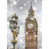 Diamond Round Full Clock Tower DIY Drill 5D Picture Painting Kit (C1615)