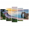 5pcs Coastal - Full Round Diamond - 95x45cm