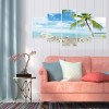 5pcs Beach - Full Round Diamond - 95x45cm