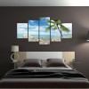 5pcs Beach - Full Round Diamond - 95x45cm