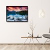 Diamond Painting Full Round Drill DIY Clear Lake Rhinestone Picture Poster