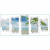 5pcs Beach - Full Round Diamond - 95x45cm