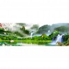 Waterfall Garden  - Full Round Diamond - 100x40cm