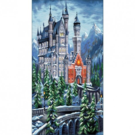 Circle Castle - Full Round Diamond - 45x85cm