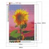 Sunflower  - Full Round Diamond - 30x40cm