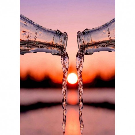 Bottle - Full Round Diamond - 30x40cm