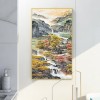 Diamond DIY Full Drill 5D Round Secluded House Mosaic Picture Kit Painting