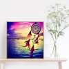 Dream Catcher By The Sea - Full Round Diamond - 30*30cm