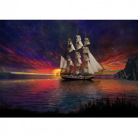 Ferry - Full Round Diamond - 40*30cm