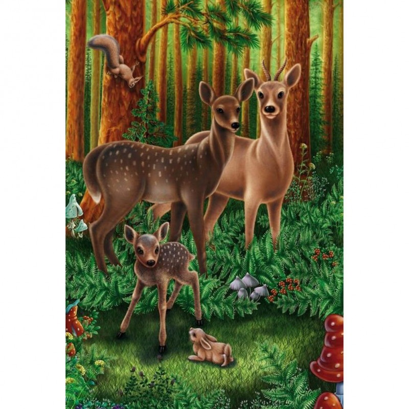 Fawn in Forest - Ful...