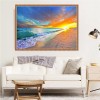 Beach in Setting Sun  - Full Diamond Painting - 30x40cm