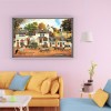 Diamond Cozy House Full Round Drill Mosaic Picture of Rhinestone (IH895)