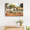 Diamond Cozy House Full Round Drill Mosaic Picture of Rhinestone (IH895)