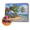Beachs - Full Round Diamond - 50x40cm