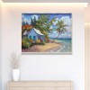 Beachs - Full Round Diamond - 50x40cm