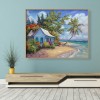 Beachs - Full Round Diamond - 50x40cm