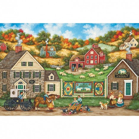 Country Favor - Full Round Diamond - 60x50cm