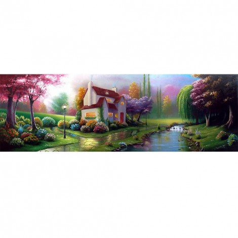 Creek House - Full Round Diamond - 80*30cm