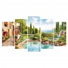 5pcs Manor - Full Round Diamond - 95x45cm