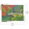DIY Full Drill Square Diamond Painting Village Bridge Mosaic Kit (FC010)