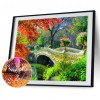 DIY Full Drill Square Diamond Painting Village Bridge Mosaic Kit (FC010)