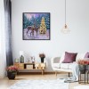 Elk Christmas Tree - Full Round Diamond - 30x30cm