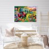 Diamond Cozy House Full Round Drill Mosaic Picture of Rhinestone (IH896)