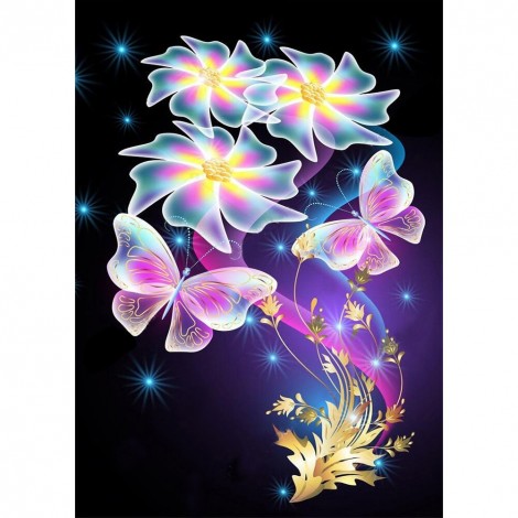 Butterfly  - Full Diamond Painting - 40x30cm