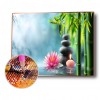 Bamboo Forest Stone Hatred - Full Round Diamond - 40*30cm