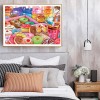 Colorful Donuts - Full Round Diamond - 50x40cm