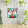Xmas Garland Elk - Full Round Diamond - 30x30cm