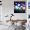 Dragonfly Flower - Full Round Diamond - 30x30cm