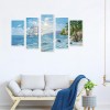 5pcs Seaside - Full Round Diamond - 95x45cm