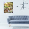 Country Cottage Xmas - Full Square Diamond - 40x50cm