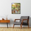 Country Cottage Xmas - Full Square Diamond - 40x50cm
