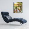Country Cottage Xmas - Full Square Diamond - 40x50cm