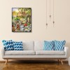 Country Cottage Xmas - Full Square Diamond - 40x50cm