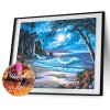 Cross Ctitch Moonlight by the Sea - Full Square Diamond - 50x40cm