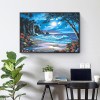 Cross Ctitch Moonlight by the Sea - Full Square Diamond - 50x40cm