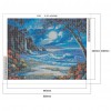 Cross Ctitch Moonlight by the Sea - Full Square Diamond - 50x40cm