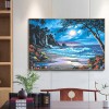 Cross Ctitch Moonlight by the Sea - Full Square Diamond - 50x40cm