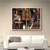 Bookshelf Cat 5D DIY Diamond Painting