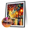 DIY 5D Full Drill Diamond Painting Rainy Night B