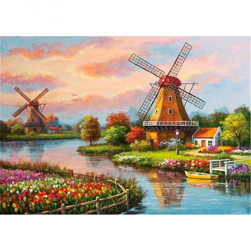 Windmill Landscape -...