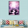 Cherry Blossom Bridge - Full Round Diamond - 30x40cm